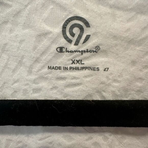 C9 Champion Scoop Neck Split Back Semi Sheer Jacquard Tank Top White XXL - Picture 2 of 4